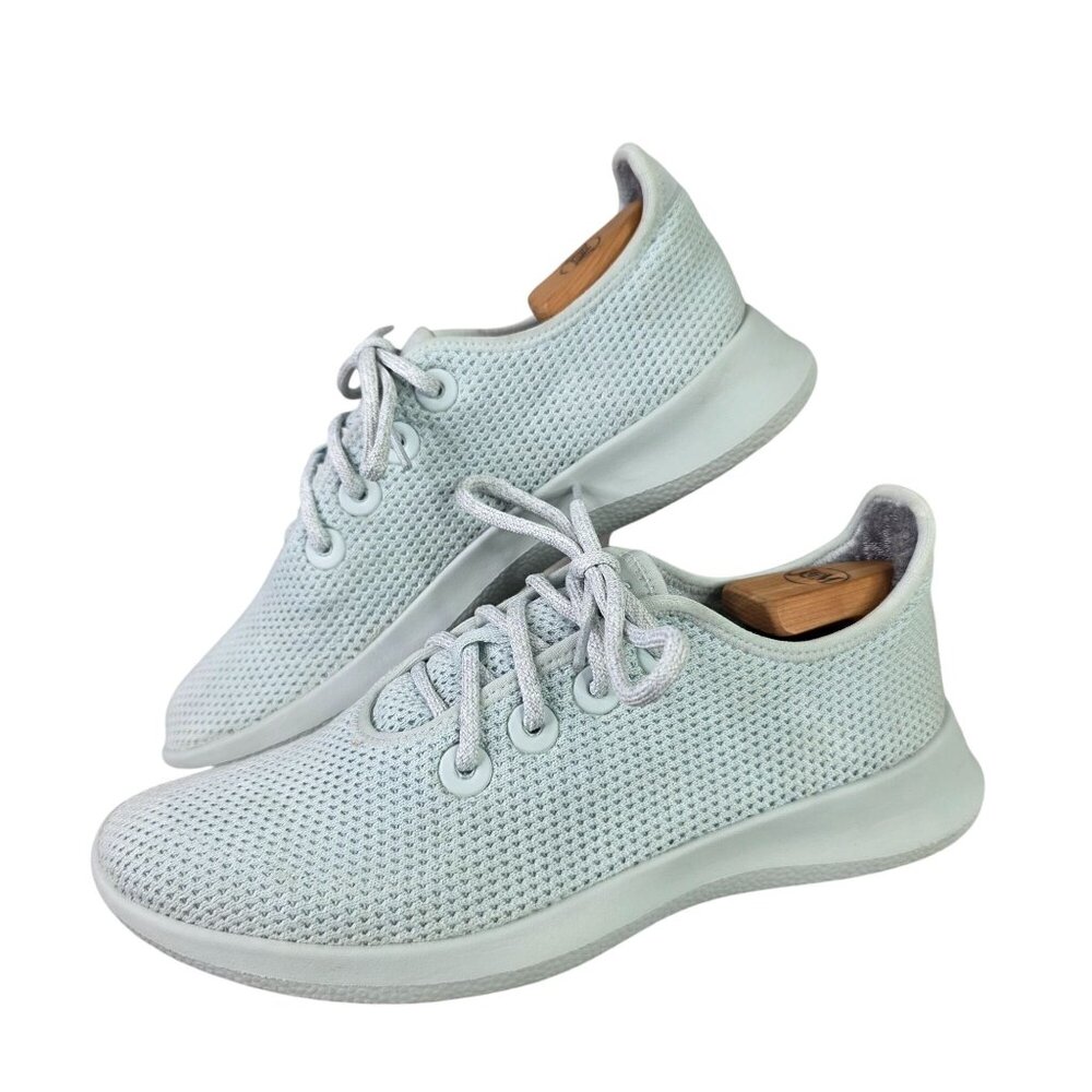 Womens Allbirds Tree Runners Teal Lightweight Sneakers Size W10